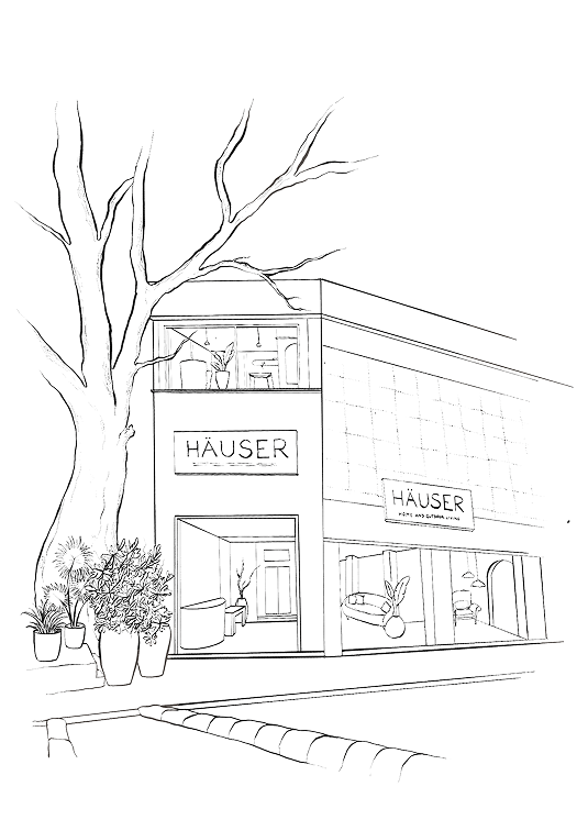 HÄUSER Store Illustration